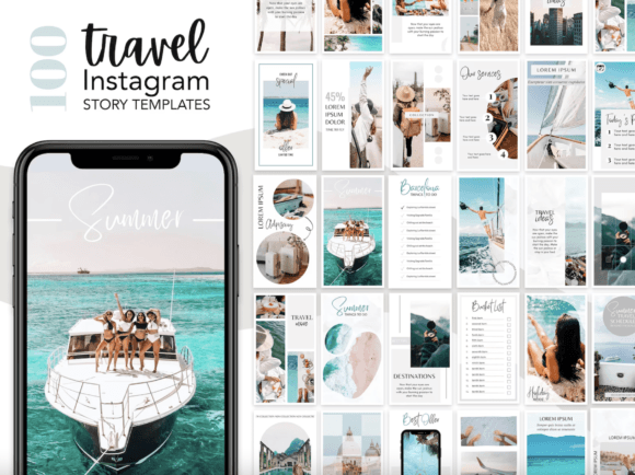 Travel Instagram Story Templates