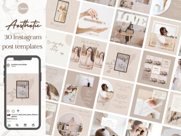 Aesthetic Instagram Template