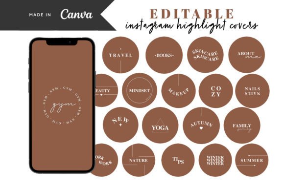 Canva Instagram Templates Covers