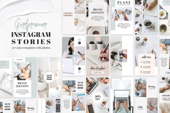 Business Instagram Stories for Canva