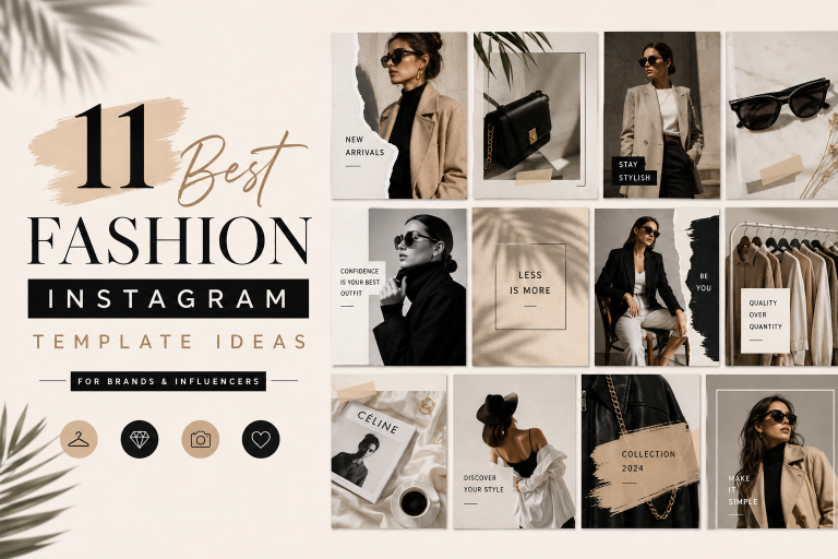 11 Best Fashion Instagram Template Ideas for Brands and Influencers