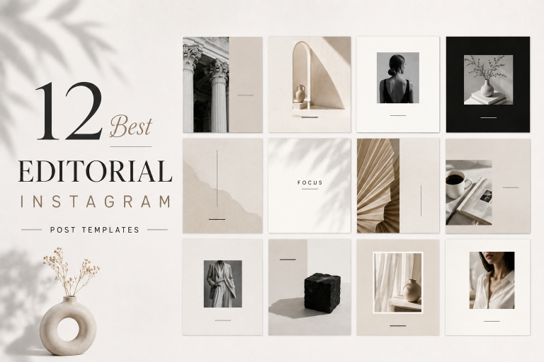 12 Best Editorial Instagram Post Templates for a Polished Feed