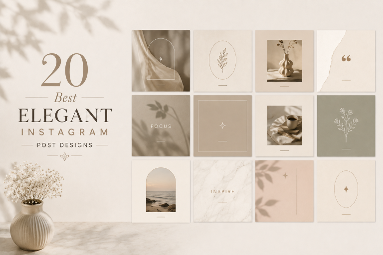 20 Best Elegant Instagram Post Designs for Social Media