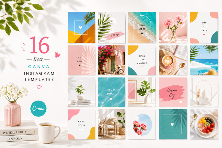 16 Best Canva Instagram Templates Aesthetic for a Stunning Feed