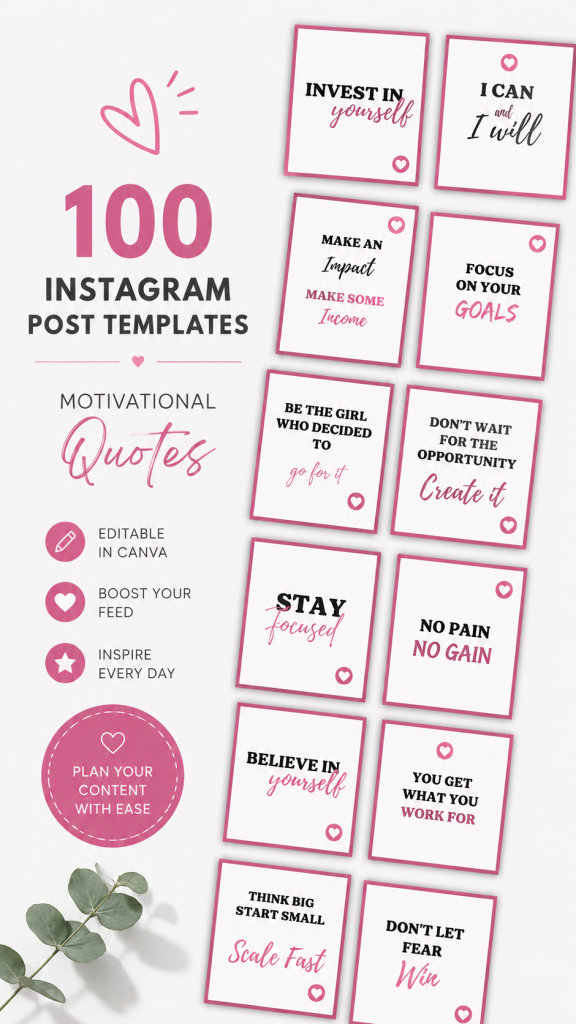 Instagram Content Plan