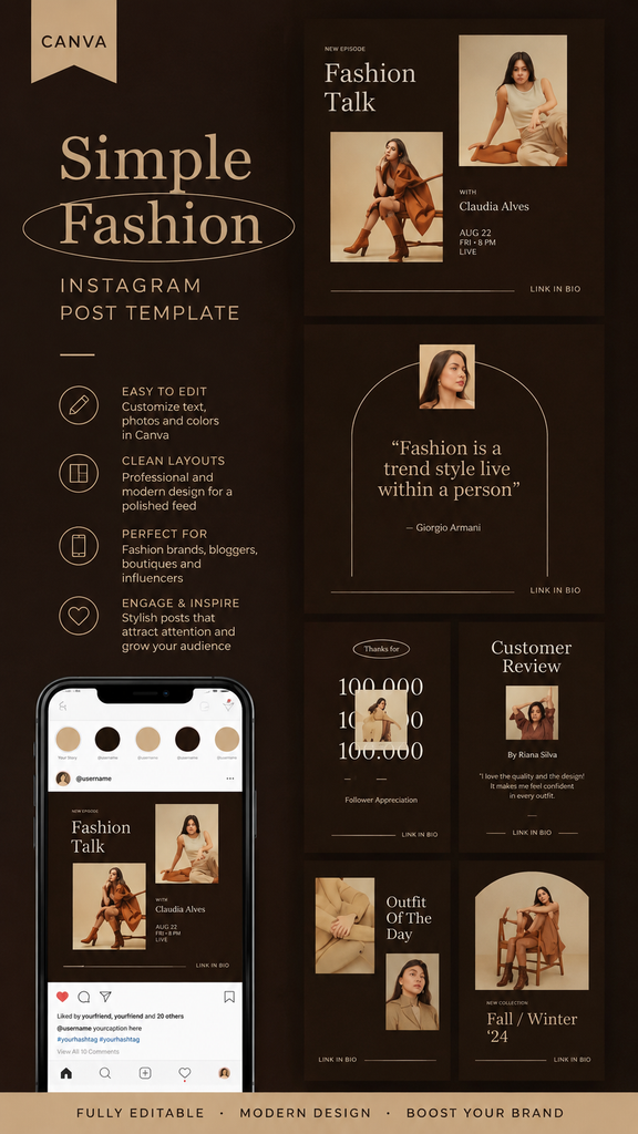 Fashion Instagram Post Templates