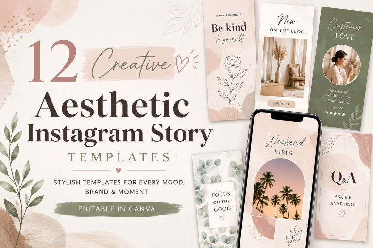 12 Creative Aesthetic Instagram Story Templates You’ll Love