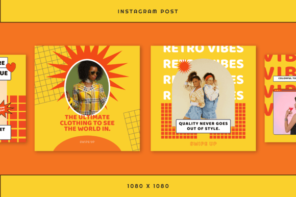 Canva Instagram Templates Retro