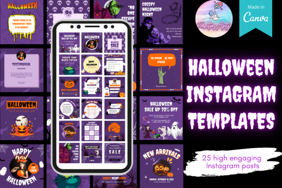 Instagram Templates Helloween