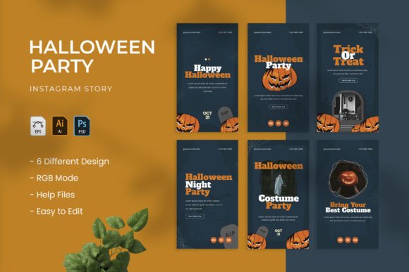 Templates for Instagram Story for Halloween