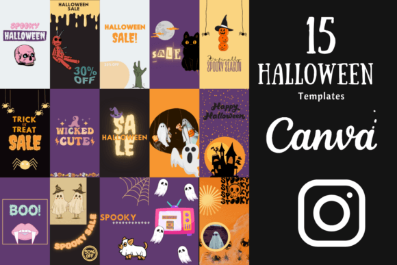 Templates for Instagram Story for Halloween