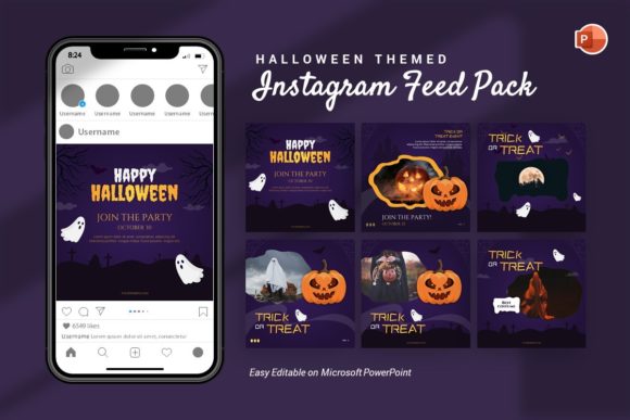 Instagram Templates Helloween