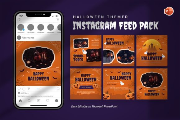 Instagram Templates Helloween