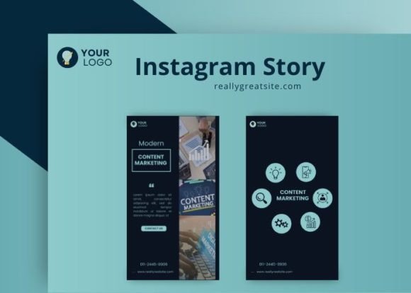 Instagram Story Template Business