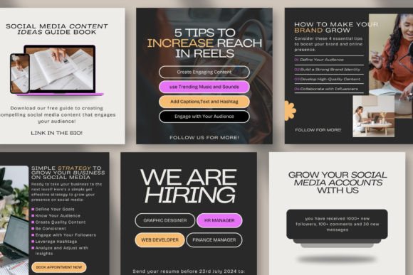 Instagram Post Templates Social Media