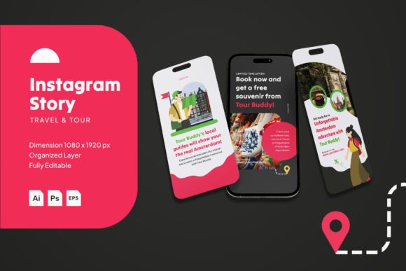 Travel Instagram Story Templates