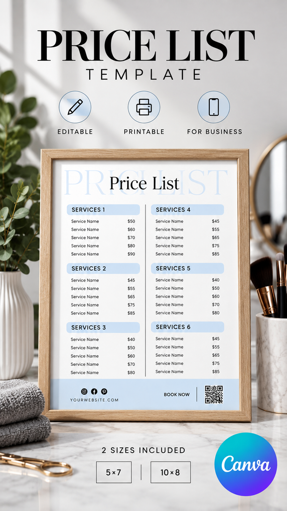 Canva List Template