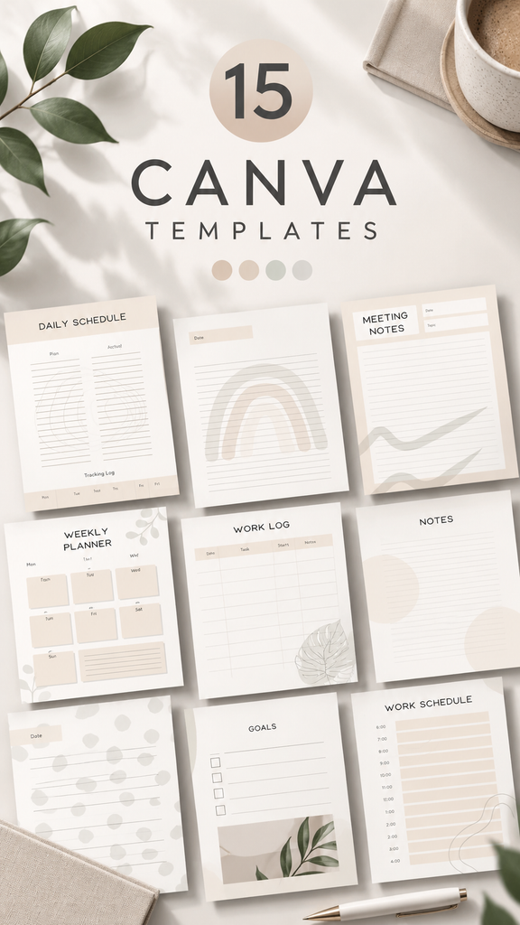 Aesthetic Canva Planner