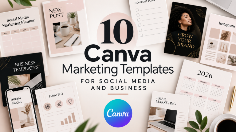 10 Canva Marketing Templates for Social Media and Business