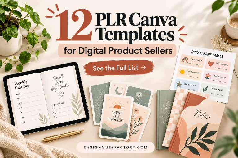 12 Best PLR Canva Templates for Digital Product Sellers