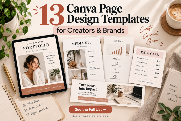 13 Best Canva Page Design Templates for Creators and Brands