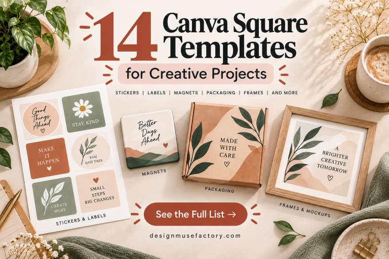 14 Best Canva Square Template Designs for Creative Projects