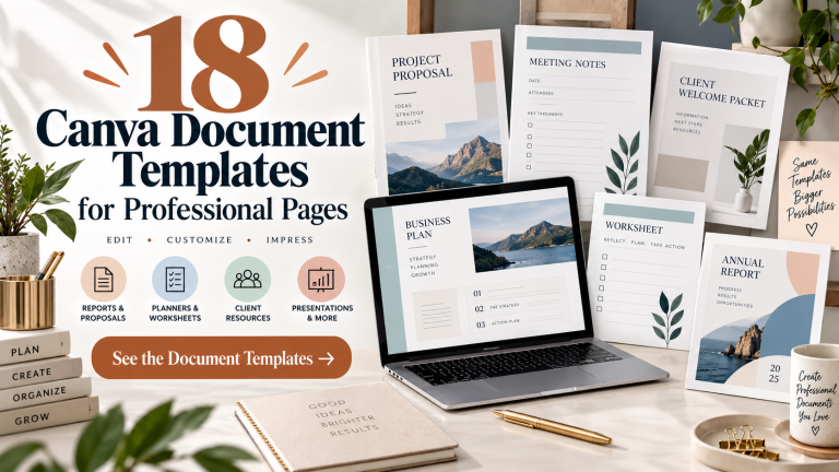 18 Best Canva Document Template Designs for Professional Pages