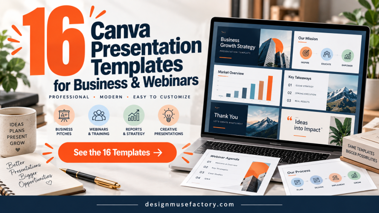 16 Best Canva Presentation Templates for Business, Webinars and Creative Slides