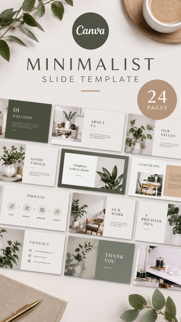 Minimalist Canva Template