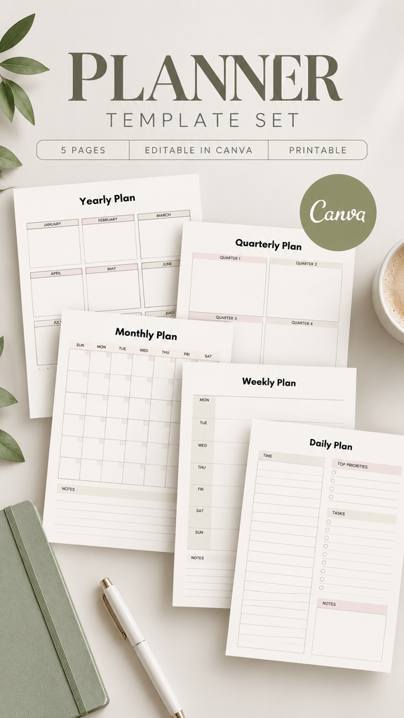 Canva Planner Template