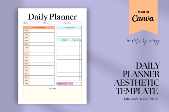 Aesthetic Canva Planner