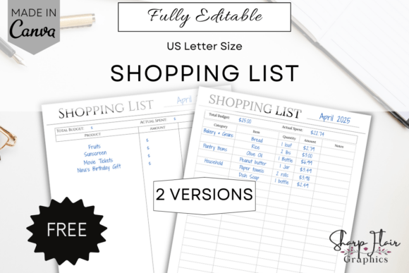Canva List Template