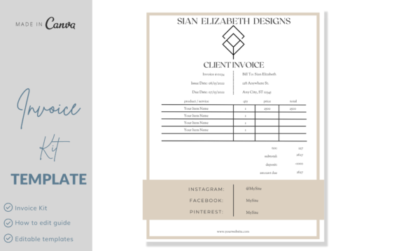 Minimalist Canva Template