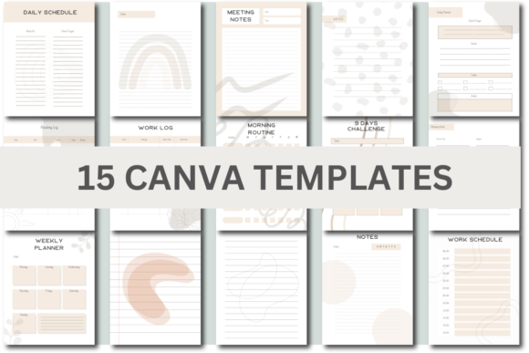 Aesthetic Canva Planner