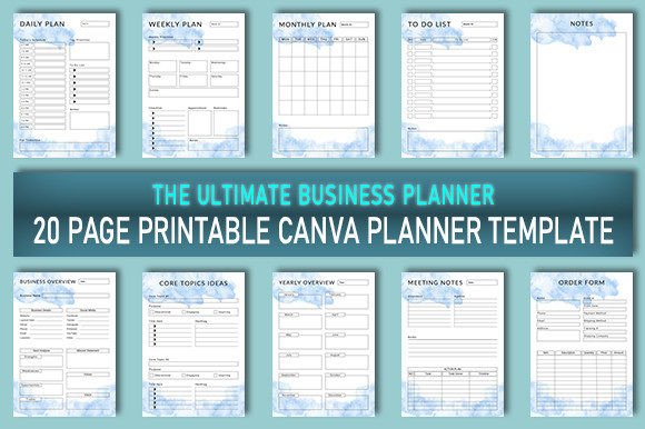 Canva Planner Template