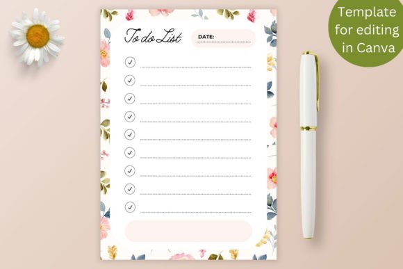 Canva List Template