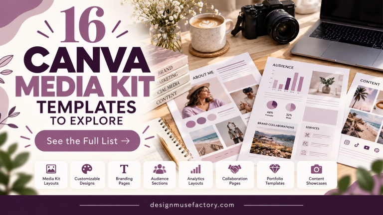 16 Best Canva Media Kit Templates for Creators and Brands