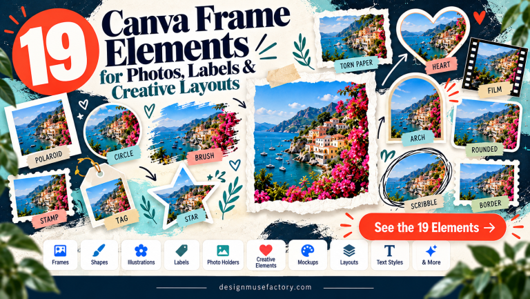 19 Best Canva Frames Elements for Creative Designs and Photo Layouts