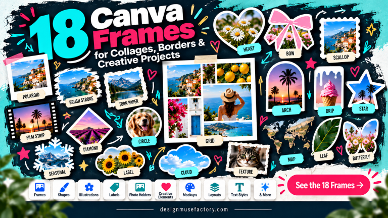18 Best Canva Frame Templates for Creative Designs and Collages