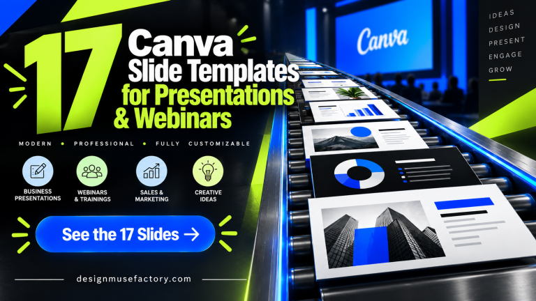 17 Best Canva Slide Template Designs for Presentations and Webinars