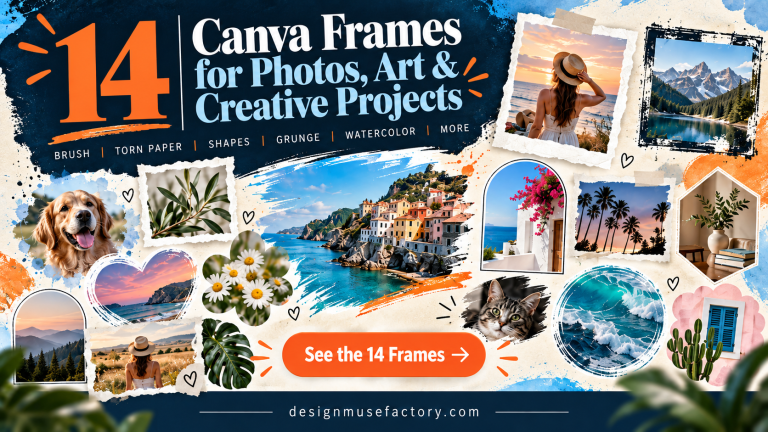 14 Best Canva Frames Templates for Creative Photo and Design Projects